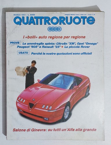 62790 quattroruote 1991 425 - quattroruote, n.