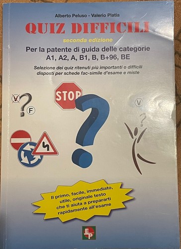 Libro quiz scuola guida - ,, usato