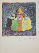 BRUNO CARUSO ( Palermo, 1927 - Roma, 2018 ) OPERA LITOGRAFIA " Gola " Firmata !!