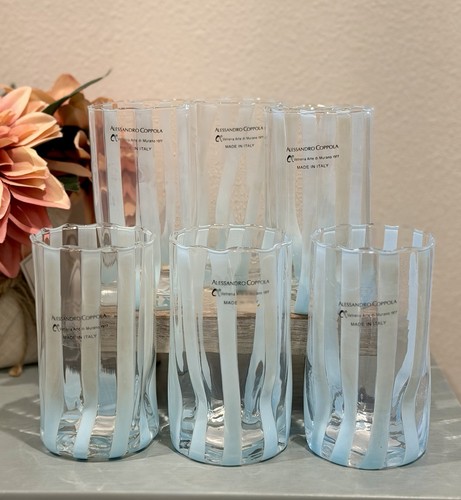 Set bicchieri murano - set,