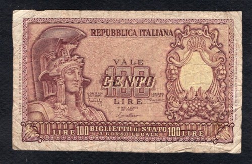 Italie 100 lire 1951 - italie,