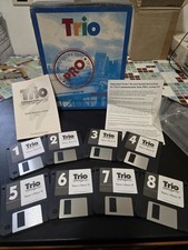 Trio Comunication  Suite Pro5.0 3,5" Hd floppy disk RARE VINTAGE  8 DISK Windows