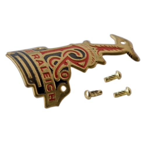 Pack brass head badge - of, 6