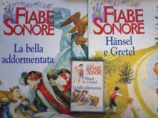 MUSICASSETTA FIABE SONORE CON FASCICOLI : HANSEL & GRETEL + BELLA ADDORMENTATA