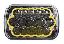 2 Fari Led Rettangolari H4