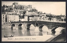 Cartolina Verona, Ponte Pietra