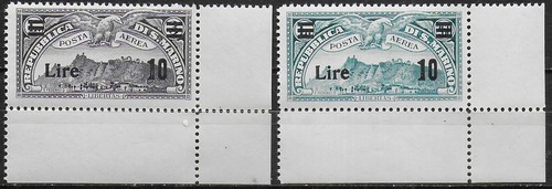 1942 san marino - san, optd