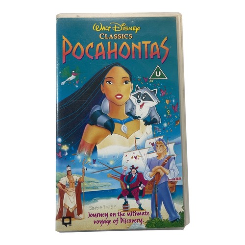 Disney pocahontas vhs walt - disney,