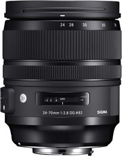 Sigma AF 24-70mm f2.8 DG OS HSM Art 017 obiettivo Canon EF #414 F/S nuovo