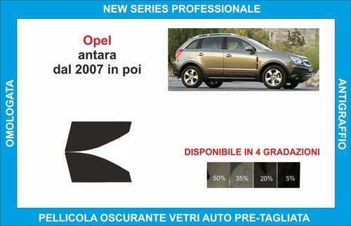Pellicole oscuranti vetri opel - vetri,