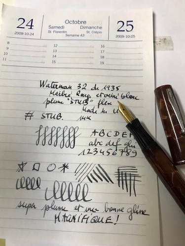 Waterman 1935 marbre - 32,