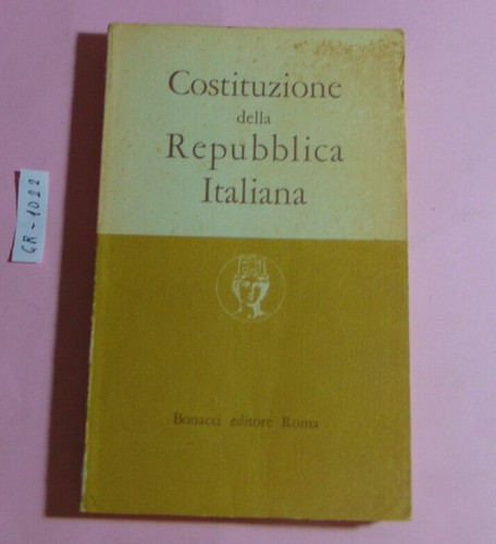 Libro costituzione della - libro,