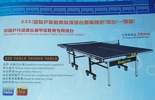 1" top professional table