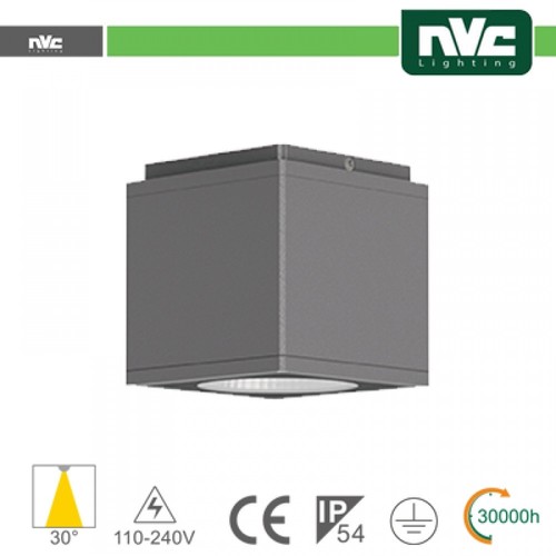 Downlight led cubo 12w ip54 - downlight,
