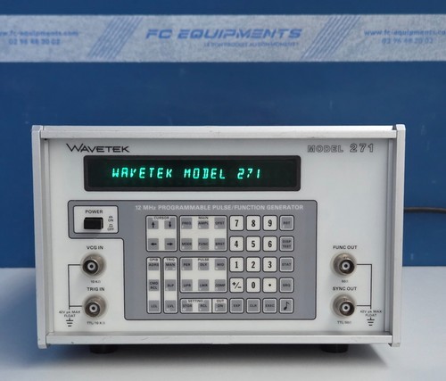Wavetek 271 programmable - wavetek,
