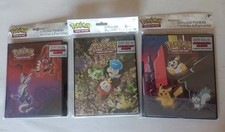Pokémon 3 Raccoglitori Card Carte Pokemon Ultra Pro Pocket Portfolio 4 Pochettes