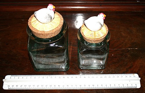 Vasetti vetro con tappi - vasetti,