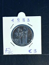 MONETA   REPUBBLICA ITALIANA  100 LIRE 1983 FDC TIPO GRANDE