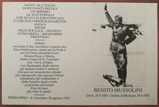 BENITO MUSSOLINI - DUCE -