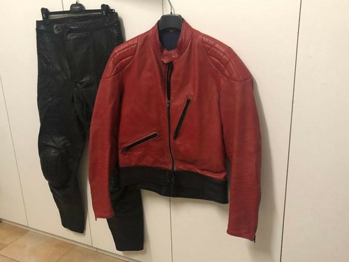 Tuta moto pelle vintage - moto,