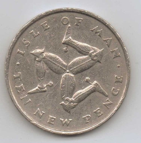 Isle man pence nuovi - 10,