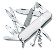 COLTELLINO VICTORINOX MOUNTAINEER WHITE BIANCO 91MM 18 FUNZ SWISS ARMY KNIFE