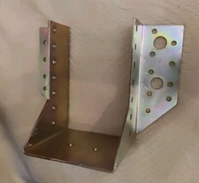 Staffa scarpa per ancoraggio travi in legno ali esterne 80x120 Spessore 2mm