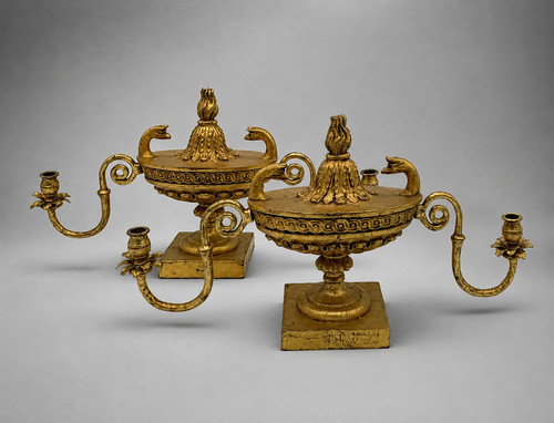 Coppia candelabri forma di - candelabri,