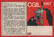 TESSERA SINDACATO ANNO 1967