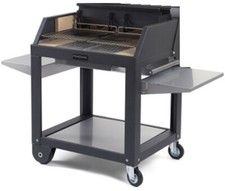 BARBECUE A LEGNA O CARBONE IN ACCIAIO INOX MOD. FONTANA EGEO 80 -no gas
