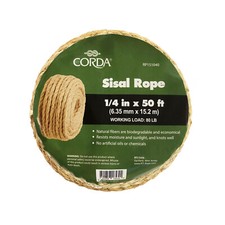 Corda 1/4 in x 50 ft Sisal
