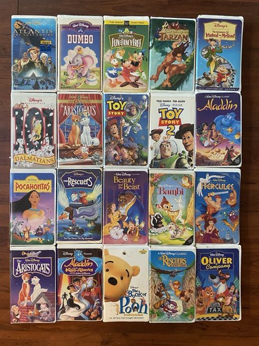 Lot disney vhs - 20, tapes