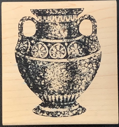 Timbro gomma vaso - , antico