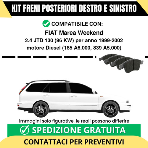 Pastiglie freno posteriori - freno,