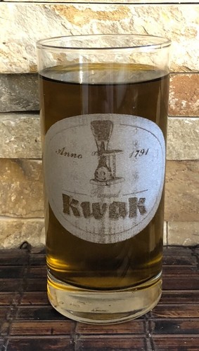 Bicchiere birra pauwel kwak - bicchiere,