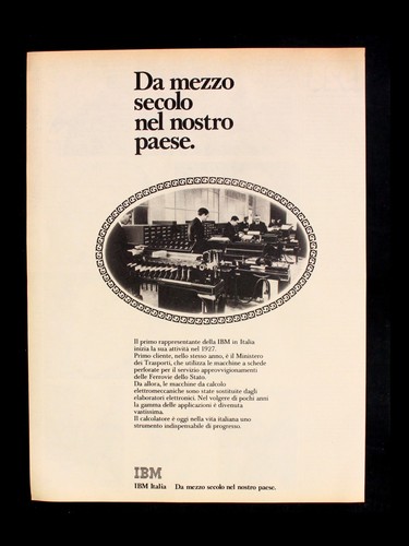 Pubblicità calcolatori ibm - pubblicitÀ,