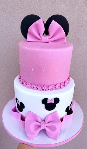 Torta scenografica minnie - torta,