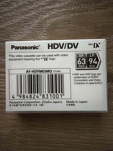 Panasonic mini nastro - panasonic, dv