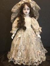 OOAK Creepy bambola porcellana