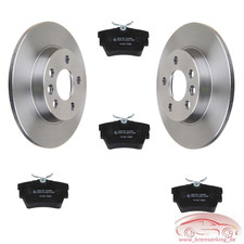 VW Transporter T4 T 4 Bosch set freni dischi freno pastiglie asse posteriore posteriore