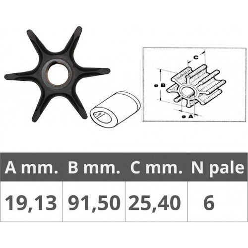 Girante johnson 2t - johnson/ev.,