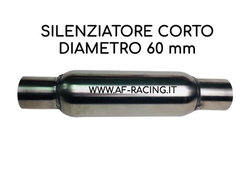 Silenziatore centrale corto - centrale,