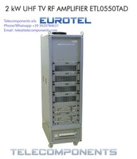 Trasmettitore TV 2KW 2 EUROTEL NTSC/Pal analogico (o ISDB, ATSC e DVB-T/T2 opzionale)
