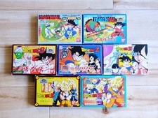 Lotto 7 giochi Dragon Ball Famicom FC set completo CIB completo NTSC-J retrò vintage