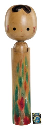 Rara bambola kokeshi - kokeshi, creativa