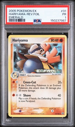 Psa 2005 pokemon smeraldo - ex,