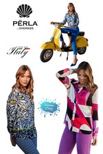 PERLA OVERSIZE Camicie donna vestibilità regolare effetto raso made in Italy