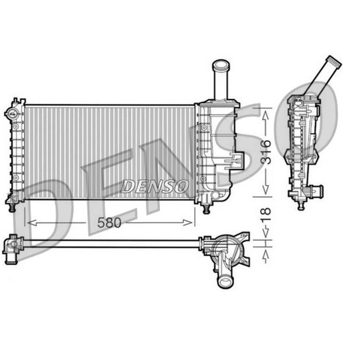 Radiatore acqua denso - radiatore,