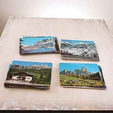 lotto di 108 cartoline viaggiate a tema montagna