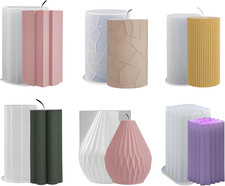 6 Pezzi Stampi per Candele in